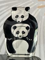 DUDI beeldje met afbeelding van 2 panda’s van resin / hars, Ophalen of Verzenden