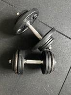 Dumbells 2x 18kg set met fast griplock, Ophalen, Zo goed als nieuw, Dumbbell