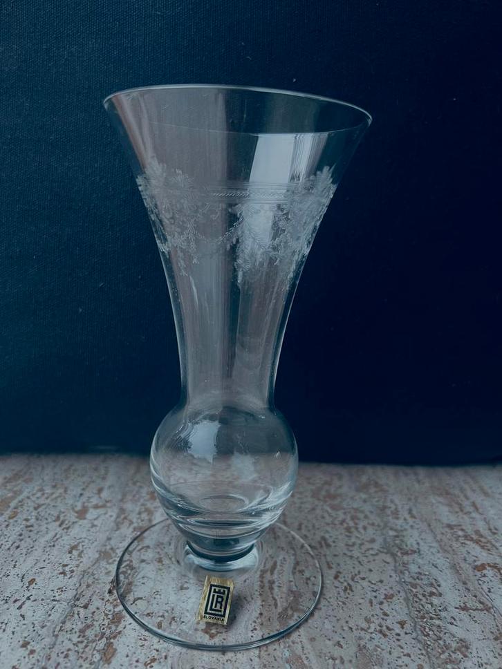 Antieke Victoriaanse Glazen Vaas, Antiek en Kunst, Antiek | Glas en Kristal, Verzenden