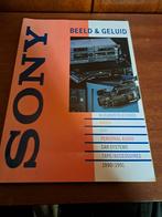 Sony vintage catalogus, Ophalen of Verzenden