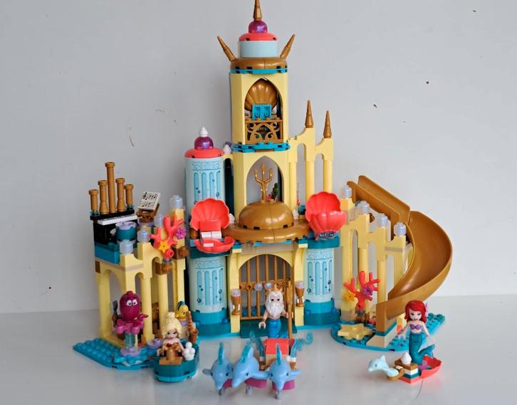 Lego Disney Princess 43207 Ariels Onderwaterpaleis, Kinderen en Baby's, Speelgoed | Duplo en Lego, Zo goed als nieuw, Lego, Complete set
