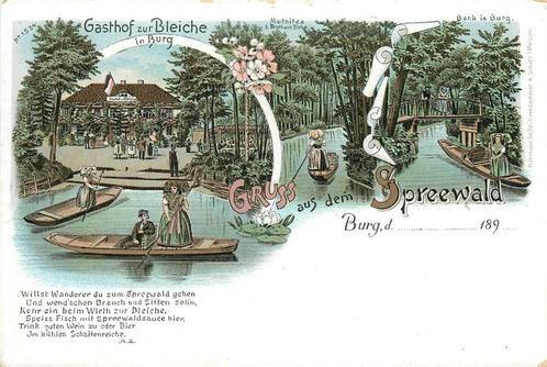 (379-164-021) Spreewald Litho, Verzamelen, Ansichtkaarten | Buitenland, Duitsland, Verzenden