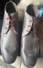 Grey Leather Mens Lace Up Boots By Bugatti, Bugatti, Overige kleuren, Boots, Nieuw