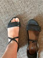 Comfortable en chice sandalen  ‘No Stress’  m 42, Zwart, Gedragen, Sandalen of Muiltjes, Ophalen of Verzenden