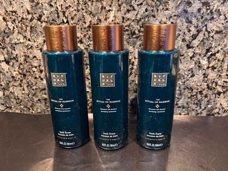 Ritual of Hammam Badschuim 💙 500 ml, Sieraden, Tassen en Uiterlijk, Uiterlijk | Lichaamsverzorging, Nieuw, Bad & Douche, Ophalen of Verzenden