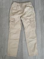 WE Fashion Jongens Regular Fit Cargobroek - Maat 158- Beige, Broek, Ophalen of Verzenden, Zo goed als nieuw, Jongen