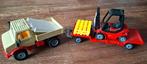 Siku 2522 met Mercedes Unimog en Linde Forklift truck, Ophalen of Verzenden, Zo goed als nieuw, Overige typen