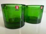 Iittala KIVI Marimekko Waxinelichthouder~Groen, Ophalen of Verzenden, Zo goed als nieuw, Kandelaar