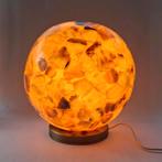 Grote Vintage Albasten Bollamp, Ophalen of Verzenden, Gebruikt, Minder dan 50 cm