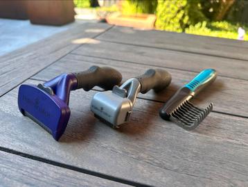 FURminator deShedding en ontvilt kammen voor kat of hond beschikbaar voor biedingen