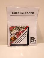 Boekenlegger - Vierkante vorm - Retro design - Rood/zwart, Verzenden, Nieuw