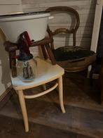 Franse stoelen, brocante handmixer, emaille teil, melkkrukje, Antiek en Kunst, Ophalen of Verzenden