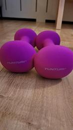 Tunturi Dumbbells - 2 x 3kg, Ophalen, Zo goed als nieuw, Rug, Dumbbell