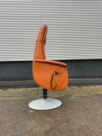 Nette cognac bruine de toekomst sta op stoel / relax stoel, Huis en Inrichting, Fauteuils, Ophalen, Gebruikt, Minder dan 75 cm