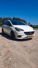 Opel Corsa 1.0T 66KW/90PK 3D 2017 Wit, Auto's, Voorwielaandrijving, Zwart, Wit, Origineel Nederlands