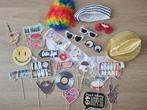 Photobooth props, Ophalen of Verzenden, Zo goed als nieuw, Hoed of Pruik, Geboorte of Huwelijk