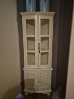 Brocante kast, wit, Ophalen, Met deur(en), Zo goed als nieuw, Minder dan 150 cm