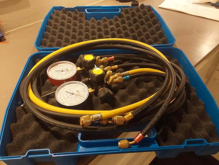 ITE Meterset 2824N 3st. meet slang 1/4 1st. vacuüm slang 3/8, Auto-onderdelen, Airco en Verwarming, Universele onderdelen, Nieuw