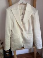 Zara blazer satijnlook - Maat L, Wit, Maat 42/44 (L), Nieuw, Ophalen of Verzenden
