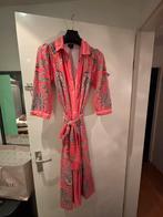 Roze K-Design Jurk met Riem & Knopen - Maat S, Ophalen of Verzenden, Zo goed als nieuw, Roze, Maat 36 (S)