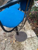 2 vintage design bioscoop stoelen Henningsen, Ophalen, Gebruikt, Design, Twee