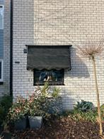 Markies zwart met band compleet met beugels zonder kap, Doe-het-zelf en Verbouw, Rolluiken, Ophalen of Verzenden, Gebruikt, 100 tot 150 cm