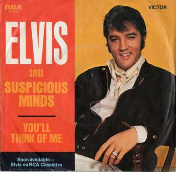 Vinyl singles Elvis Presley - Suspicious Minds beschikbaar voor biedingen