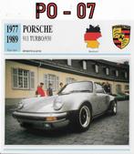 Po7 autokaart porsche 911 turbo/ 930 ( 1977- 1989 ), Ophalen of Verzenden, Zo goed als nieuw, Auto's