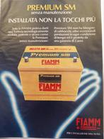 FIAMM motorfiets accu - originele advertentie uit 1981, Ophalen of Verzenden, Zo goed als nieuw, Overige typen