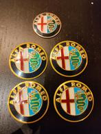 Alfa Romeo Emblemen: Naafdoppen + Stuurwiel Kapje, Ophalen of Verzenden, Voor, Alfa Romeo