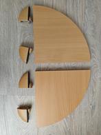 2 Duraline hoekplanken 25cm met metalen plankdrager clip, Ophalen of Verzenden, Gebruikt