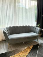 zitbank Belle 3 zits velvet grijs, Ophalen, Kunststof, Tweepersoons, 75 tot 100 cm