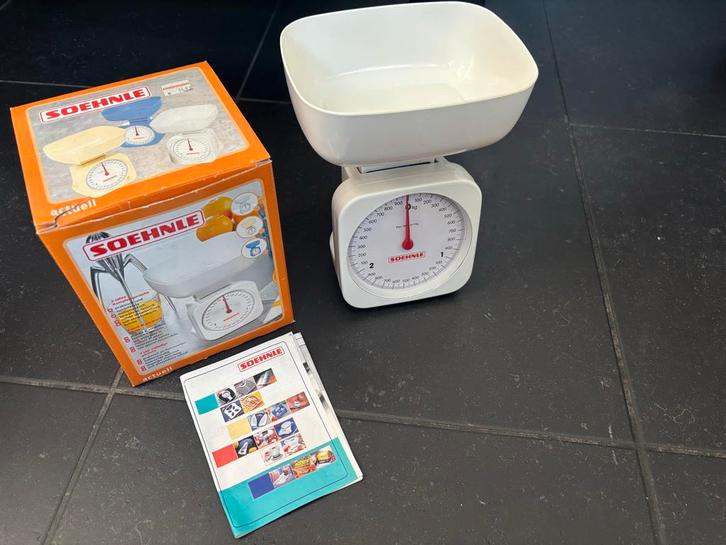 Soehnle Keukenweegschaal - Zo Goed Als Nieuw!, Doe-het-zelf en Verbouw, Weegschalen, Zo goed als nieuw, Hangweegschaal, Minder dan 50 kg
