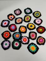 Handgehaakte granny bloemen motieven 10 cm (22 stuks), Breien of Haken, Nieuw, Ophalen of Verzenden, H