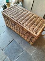 oude rieten mand, Huis en Inrichting, Woonaccessoires | Schalen en Manden, Ophalen, Gebruikt, Rechthoekig, Riet