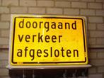 verkeersbord  90 x 60 cm  Aluminium, Ophalen of Verzenden, Gebruikt, Reclamebord