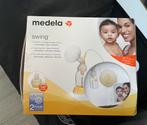 Medela swing met tepelhoedjes bewaardoos, Kinderen en Baby's, Babyvoeding en Toebehoren, Ophalen of Verzenden, Zo goed als nieuw