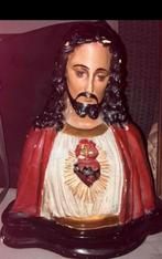 Onze Lieve Heer, Heilig Hart beeld ,antiek gesigneerd, Antiek en Kunst, Antiek | Religie, Ophalen of Verzenden