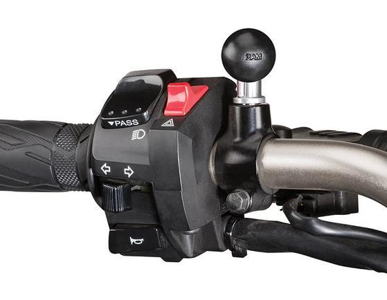 Ram mount kogel op M10 garmin, tomtom navigatieklem zumo xt, Motoren, Accessoires | Navigatiesystemen, Nieuw, Ophalen