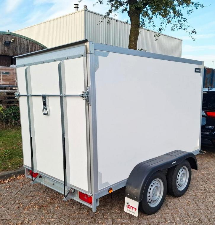Gesloten aanhangwagen met klep Kerenzo 750kg top staat!!, Auto diversen, Aanhangers en Bagagewagens, Zo goed als nieuw, Ophalen of Verzenden