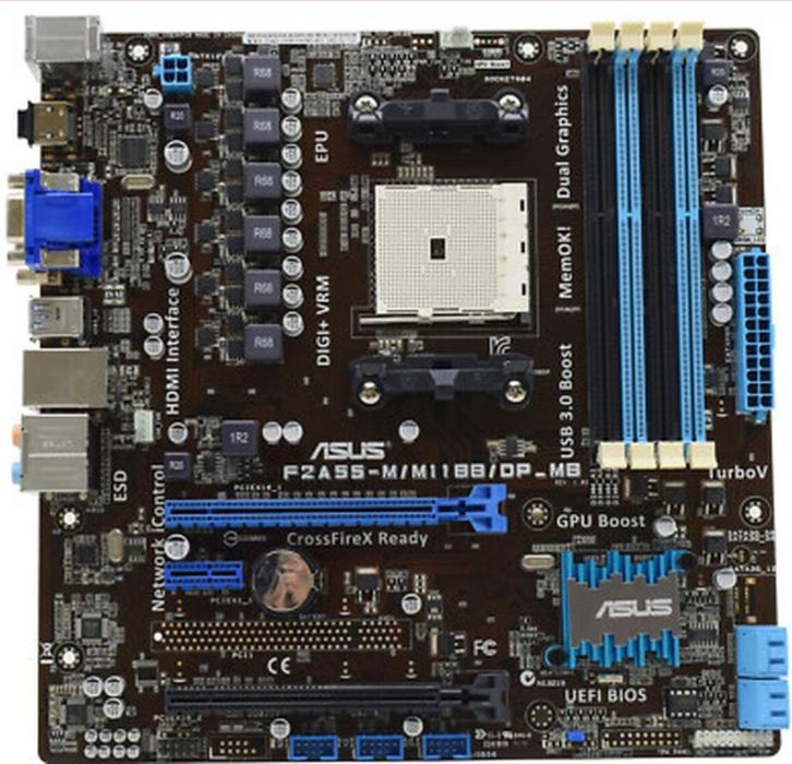 ASUS F2A55-M/M11BB/DP_MB fm2, Computers en Software, Moederborden, Gebruikt, Verzenden