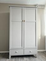 Kledingkast taupe/beige, Gebruikt, 100 tot 150 cm, Ophalen of Verzenden, Met hangruimte