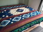 NIEUW! Alpaca wol deken sprei plaid kleed blauw aarde groen, Huis en Inrichting, Woonaccessoires | Plaids en Woondekens, Ophalen of Verzenden