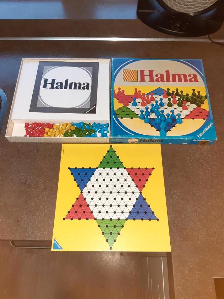Halma 1976 nieuwstaat Ravensburger, Hobby en Vrije tijd, Gezelschapsspellen | Bordspellen, Zo goed als nieuw, Ophalen of Verzenden
