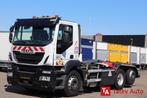 IVECO STRALIS AD260S33 6X2 HAAKARM BRAS DALBY NATURAL GAZ CN, Auto's, Vrachtwagens, Automaat, Stof, Euro 6, Wit