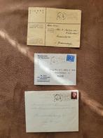 3 brieven stichting 1940-1945 koopt bevrijdingssigaretten, Ophalen of Verzenden, Envelop