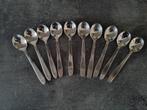 10 Gero Zilmeta 520 Espresso/Advocaat Lepeltjes, Gebruikt, Ophalen of Verzenden, Rvs of Chroom, Vaatwasserbestendig