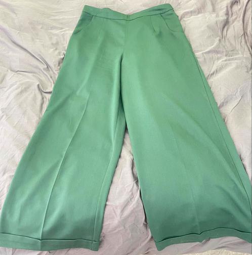 Banned retro broek wijde pijpen XL, Kleding | Dames, Broeken en Pantalons, Zo goed als nieuw, Maat 46/48 (XL) of groter, Ophalen of Verzenden