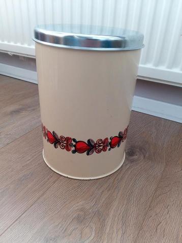 Groot Brabantia blik Patrice bloemenpatroo  beschikbaar voor biedingen