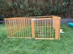 Houten grondbox / playpen 7,3 meter– inklapbaar– natuurkleur, Ophalen, Zo goed als nieuw